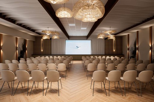 La salle de conférence de l'Hôtel & Spa de Chassieu, à Lyon